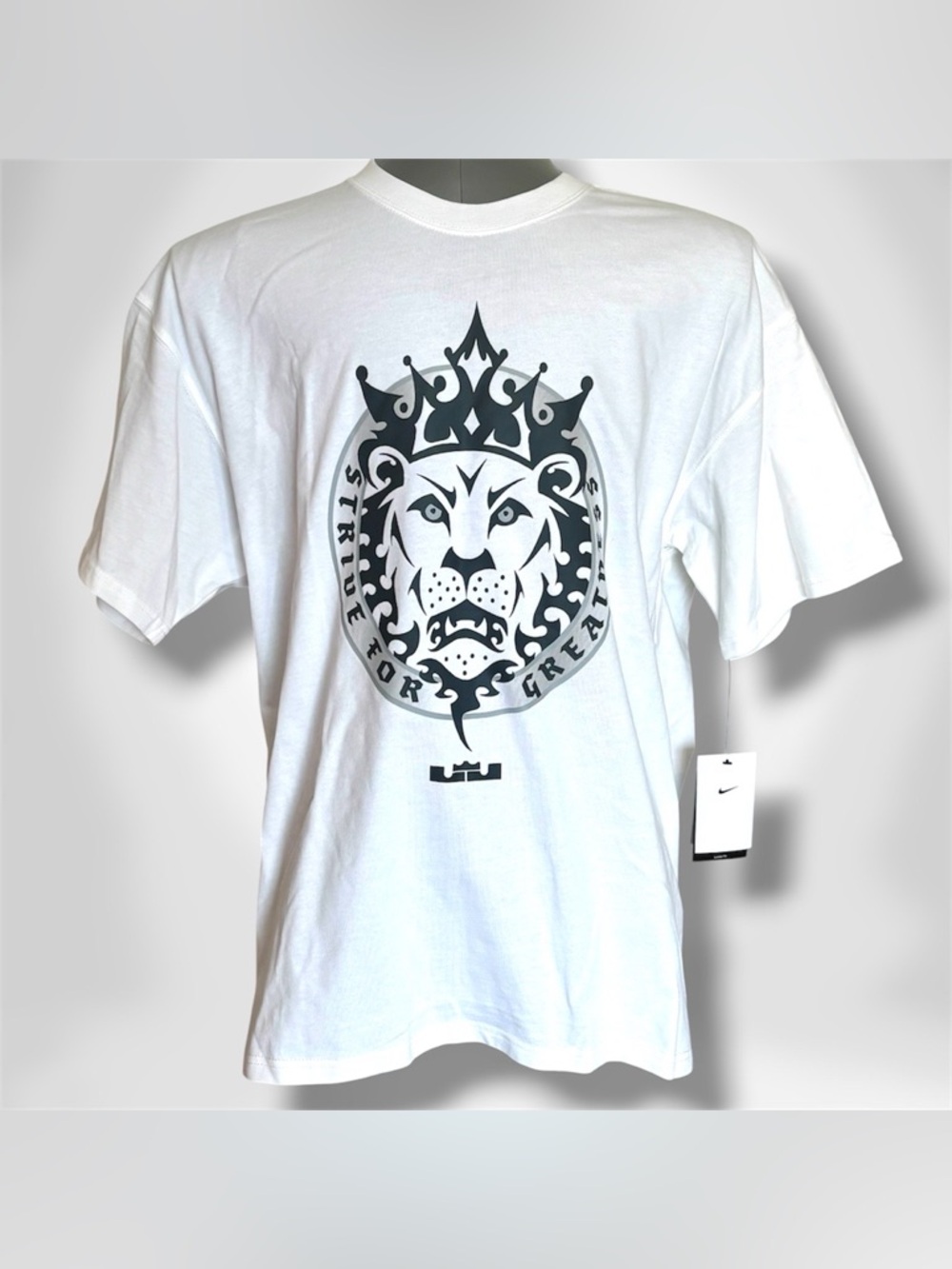 Men's XL Nike Tee Lebron Max90 King Lion Graphic Cotton Basketball T-Shirt NWT